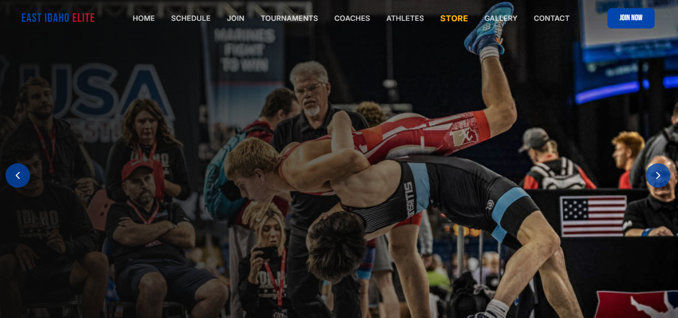 East Idaho Elite website screenshot